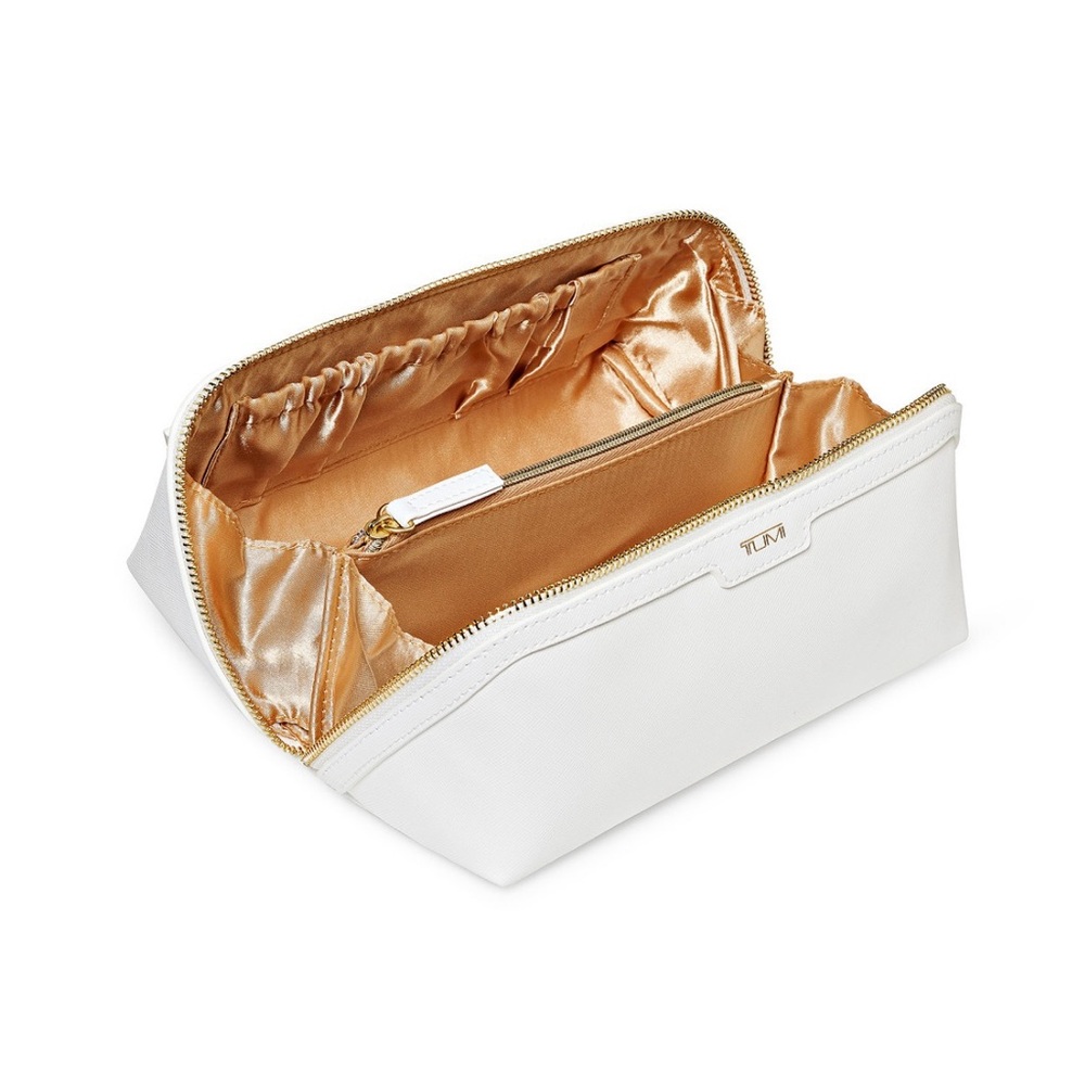 TUMI White Travel cosmetic Bag new - Picture 5 of 9